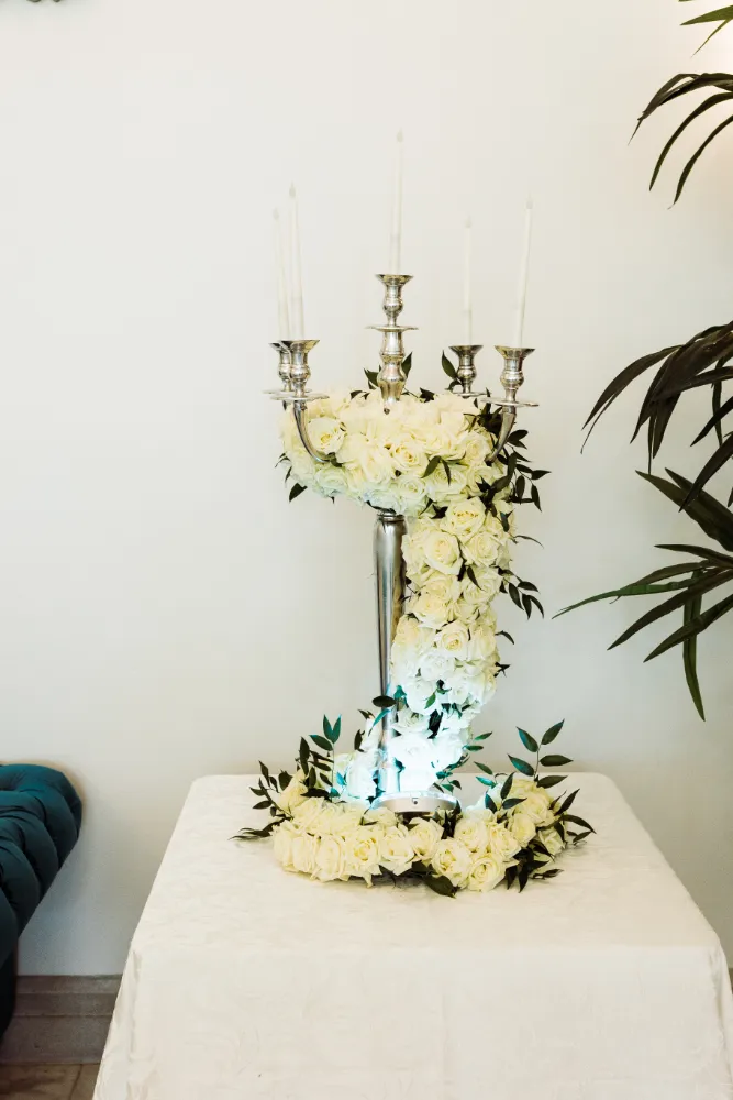 Lighted Floral Arrangment